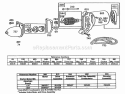 Electric Starter Diagram and Parts List for 130202-3126-01  Briggs and Stratton Engine
